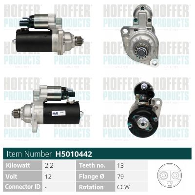 STARTER HOFFER H5010442