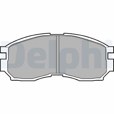 Zestaw klocków hamulcowych, hamulce tarczowe DELPHI LP803