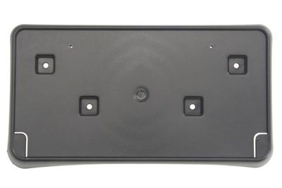 Kentekenplaat bevestiging Voor (plastic, zwart) past: JEEP GRAND CHEROKEE IV WK2 10.16-06.20