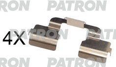 PATRON PSRK1337 Скобы тормозных колодок  для PEUGEOT  (Пежо Ркз)