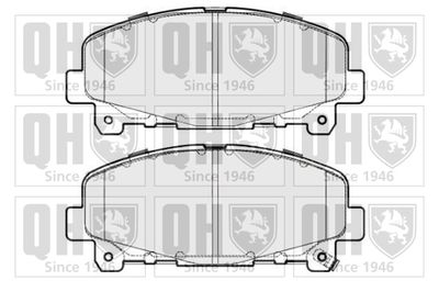 QUINTON HAZELL BP1687 Тормозные колодки и сигнализаторы для HONDA ACCORD VIII универсал (CW) 2.2 i-DTEC (CW3)