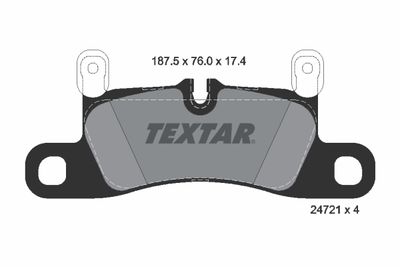 Brake Pad Set, disc brake 2472102