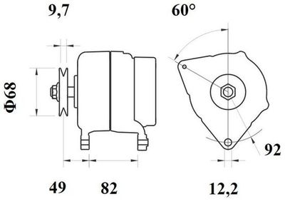 GENERATOR / ALTERNATOR MAHLE MG1062 1