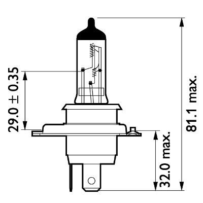 Bulb, spotlight 13342MDBVS2