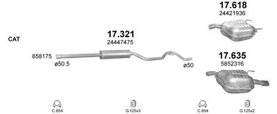 SISTEM DE ESAPAMENT POLMO POLMO30181