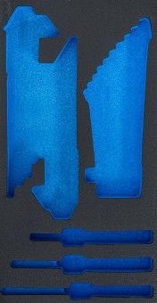 Schaumstoffeinlage, Sortimentskasten