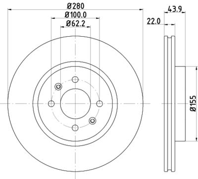 DISC FRANA HELLA 8DD355118251 3