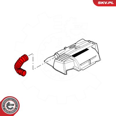 Sací hadice, vzduchový filtr SKV 24SKV485