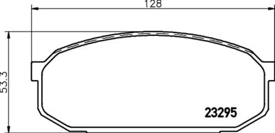 MINTEX MDB1712 Тормозные колодки и сигнализаторы  для MAZDA 323 F V (BA) 2.0 24V
