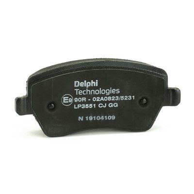 BREMSBELAGSATZ SCHEIBENBREMSE DELPHI LP3551 37