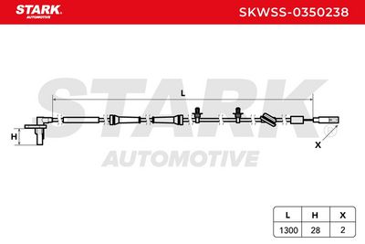 датчик, обороти на колелото STARK SKWSS-0350238