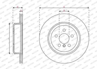 DISC FRANA FERODO DDF3042LC1 2