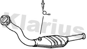 KLARIUS 321250 Катализатор 