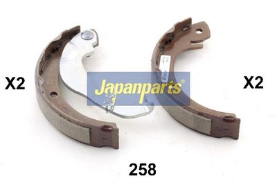 JAPANPARTS Stabdžių trinkelių komplektas