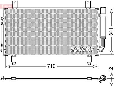DENSO Condensor, airconditioning (DCN45006)