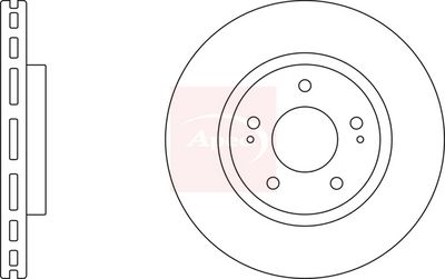 APEC Brake Disc DSK2388