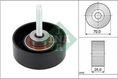 Umlenk-/Führungsrolle, Keilrippenriemen INA 532 0541 10