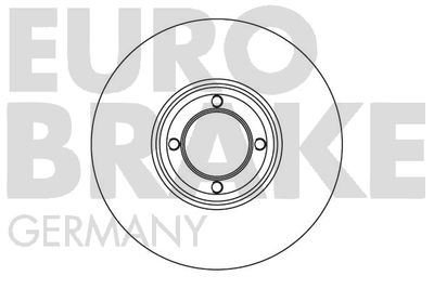 Тормозной диск EUROBRAKE 5815201213 для RELIANT SCIMITAR