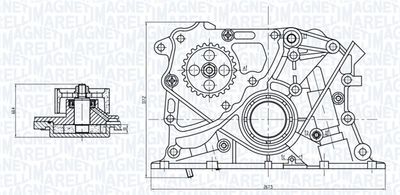 Olejové čerpadlo MAGNETI MARELLI 351516000122