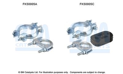Монтажен комплект, изпускателна тръба BM Catalysts FK50005