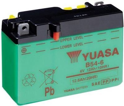 Motobaterie Yuasa Standard 6V, 12Ah, B54-6