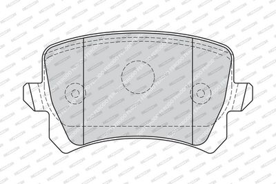 BREMSBELAGSATZ SCHEIBENBREMSE FERODO FDB4192 1