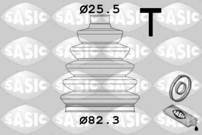 SASIC Gofruotoji membrana, kardaninis velenas