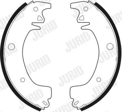 Комплект тормозных колодок JURID 361282J для OPEL ARENA