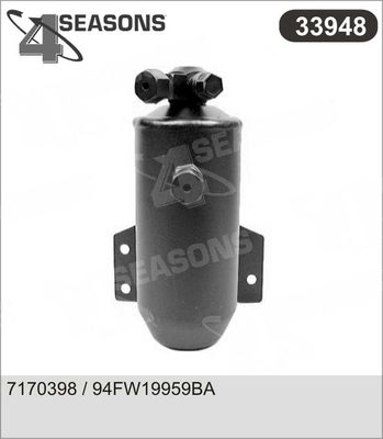 Осушитель, кондиционер AHE 33948 для FORD FIESTA