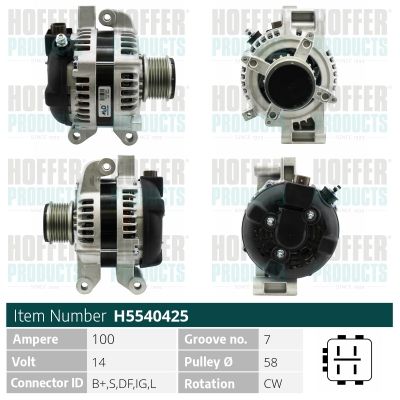 генератор HOFFER H5540425