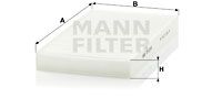Фильтр, воздух во внутренном пространстве MANN-FILTER CU 2956 для IVECO DAILY