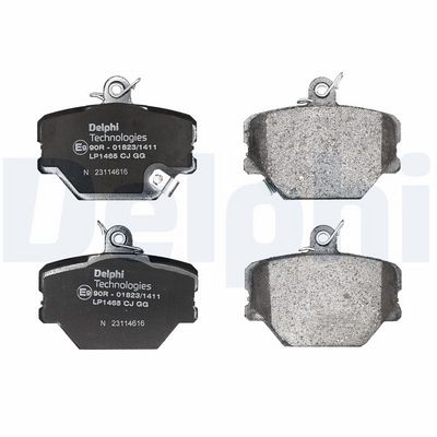 Brake Pad Set, disc brake LP1465