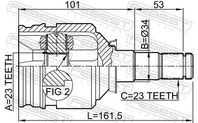 Joint Kit, drive shaft 0111-1NZFE