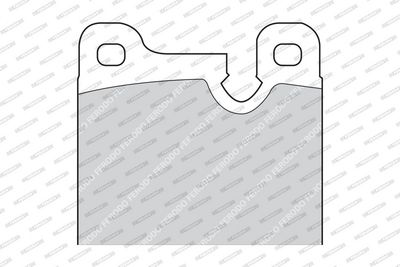 BREMSBELAGSATZ SCHEIBENBREMSE FERODO FDB164 1