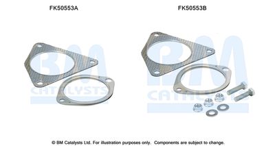 Zestaw montażowy, rura wydechowa BM CATALYSTS FK50553