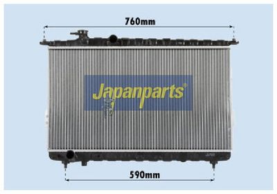 JAPANPARTS Radiatorius, variklio aušinimas
