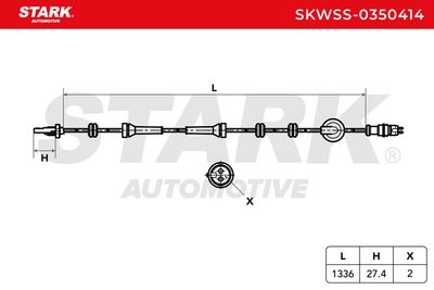 датчик, обороти на колелото STARK SKWSS-0350414