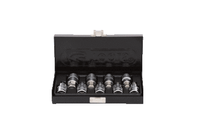 Ks Tools - Sada ktátkych nadstavcov IMBUS 1/2" 9ks