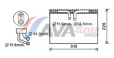 EVAPORATOR AER CONDITIONAT