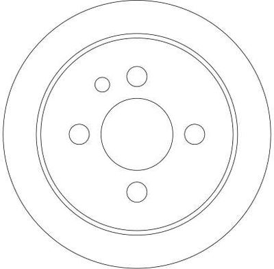 BREMSSCHEIBE TRW DF4334 1