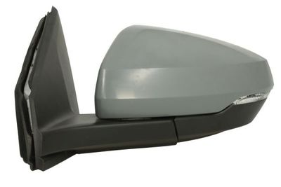 Zijspiegel Links (elektrisch, asferisch, met verwarming, assistent rijstrookverandering, under-coated, elektrisch opklapbaar, met indicator) past: VW POLO VI AW 09.17-