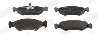 Комплект тормозных колодок, дисковый тормоз JURID 571412J для FORD FIESTA
