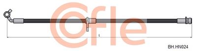 Тормозной шланг COFLE 92.BH.HN024 для HONDA CR-V