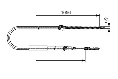 Cable Pull, parking brake 1 987 482 125