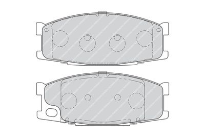 Brake Pad Set, disc brake FVR1701