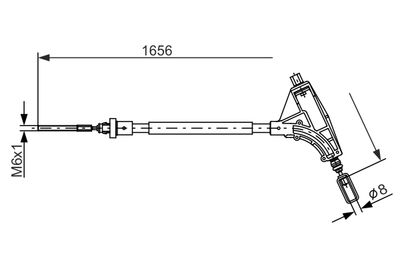 CABLU FRANA DE PARCARE BOSCH 1987477871 4