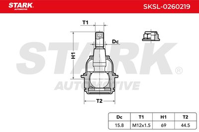 Шарнири STARK SKSL-0260219