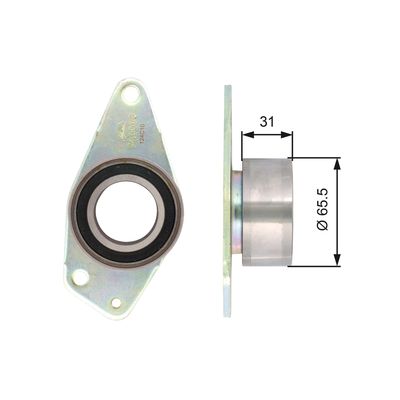 Deflection Pulley/Guide Pulley, timing belt T42090