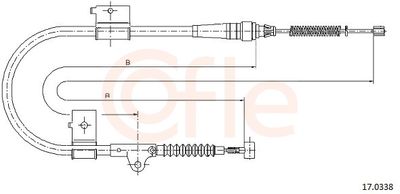 SEILZUG FESTSTELLBREMSE COFLE 170338