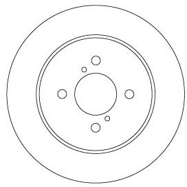 BREMSSCHEIBE TRW DF6686 1